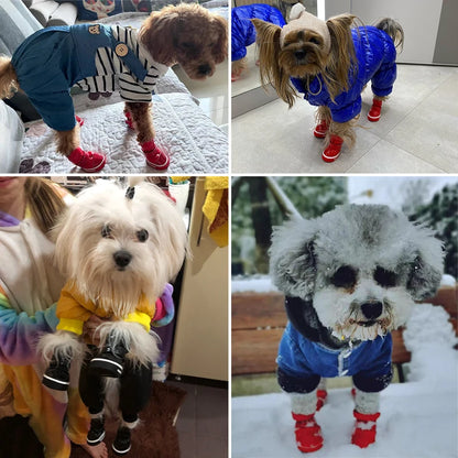 Winter Pet Dog Shoes For Small Dogs