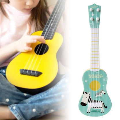 Guitar Toy Kids Toy Ukulele Educational Toys Musical Instrument Toy for Children Birthday Gifts Preschool Toddler Beginner