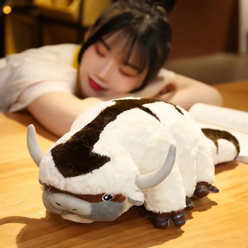 1pc 55cm Game Anime Doll Appa Cow Plush Toy Swag Fly Sky Cattle Bull Dolls Birthday Gift for Boy Birthday Home Decor Game Room