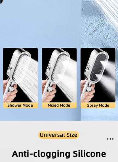 High Pressure Shower Head Handheld Shower Head Bathroom Pressurized Shower Head Filter Element Filters Water Quality Accessories