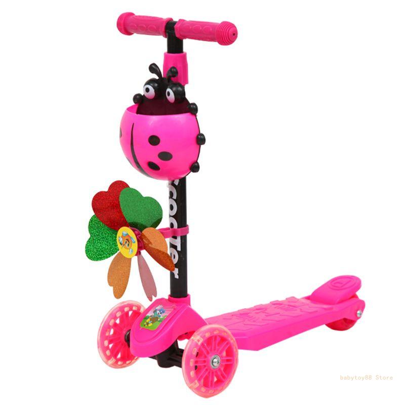 Y4UD Plastic Scooter Learn to Steer Supplies Gift Kids Children Baby Toy