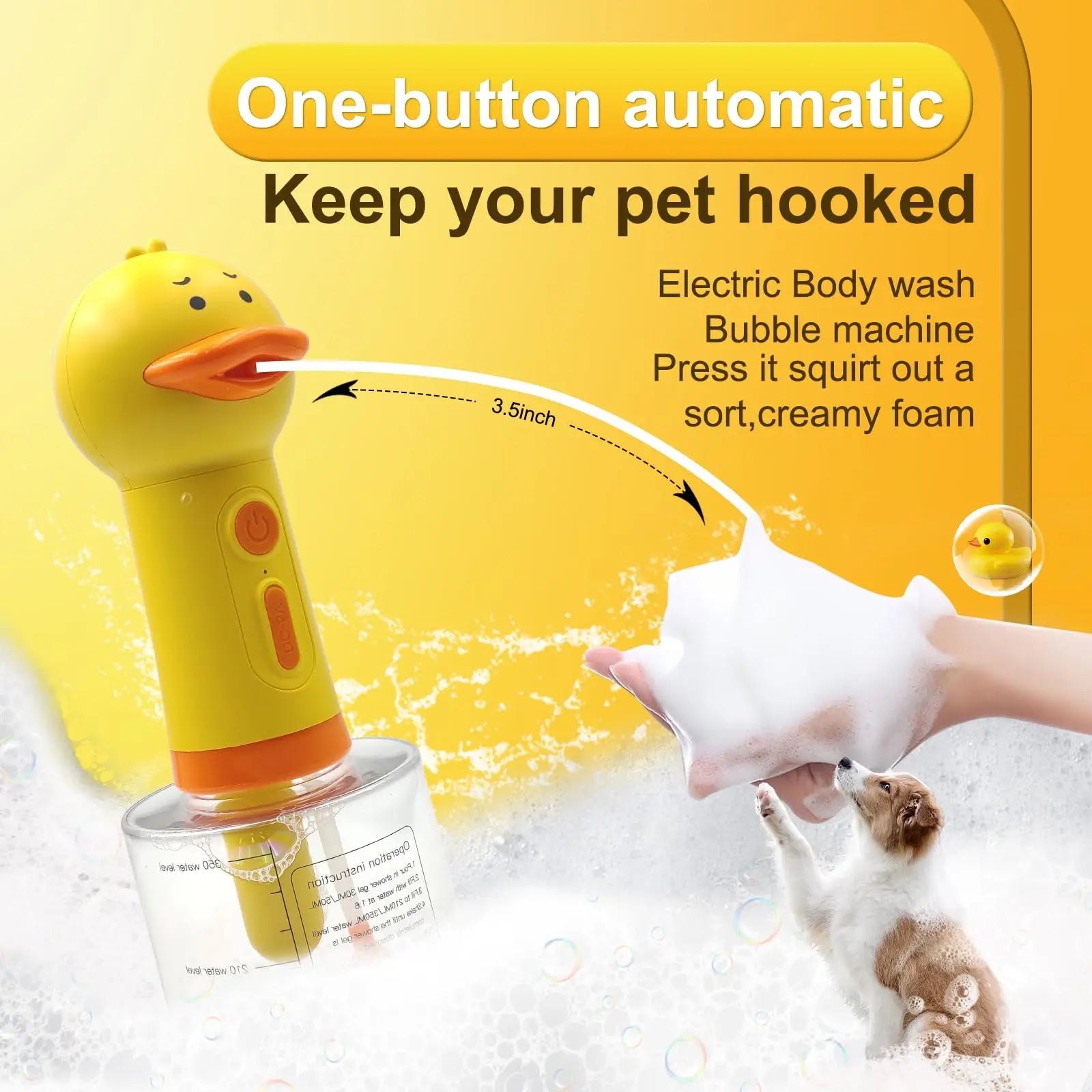 Yellow Duck Electric Foam Machine