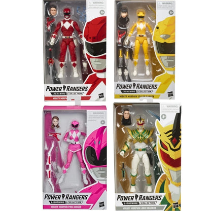 Hot Power Rangers Red Ranger Anime Figure Lightning Collection Dino Fury Action Figures Statue Model Doll Toys Gifts