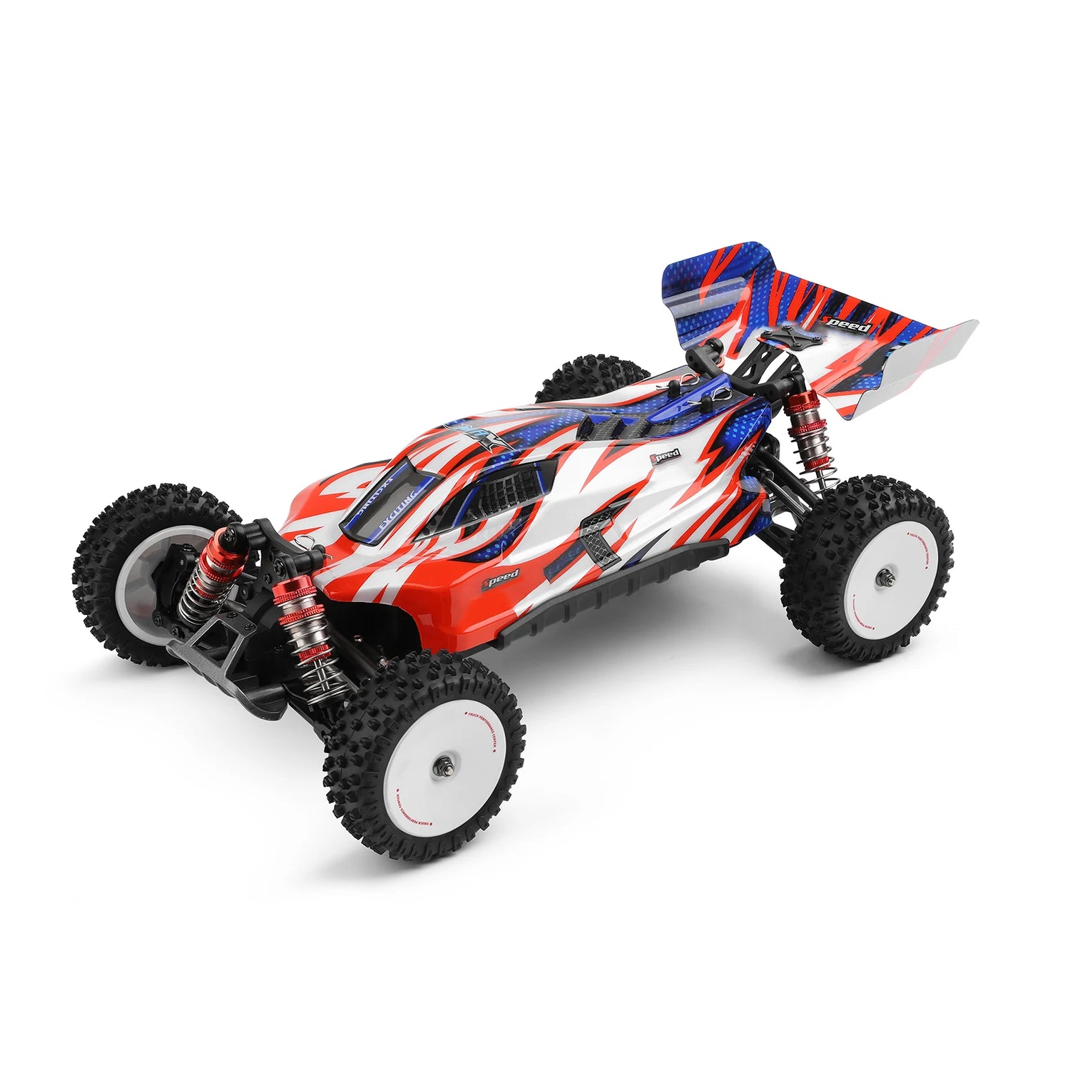 WLtoys 124008 Remote Control Car 1/12 2.4GHz 60KM/H High Speed Off Road Car Brushless 4WD Vehicle 11.1V 2000mAh Gifts for Kids A