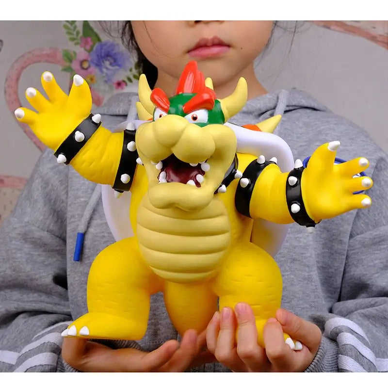 2023 New Anime Figures Super Bowser Action Figures PVC Oversized Kawaii Model Doll Birthday Collectible Ornament Kids Toys Gifts