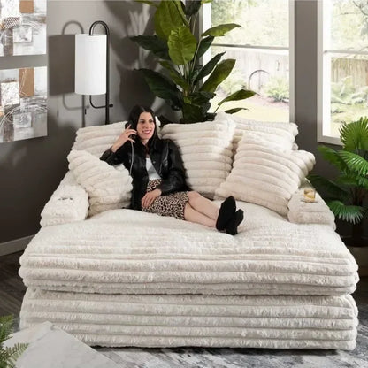 Kawaii New Arrival Living Room Sofas Unique White Luxury Modern Lounge Lazy Sofa Nordic Balcony Divani Da Soggiorno Furniture