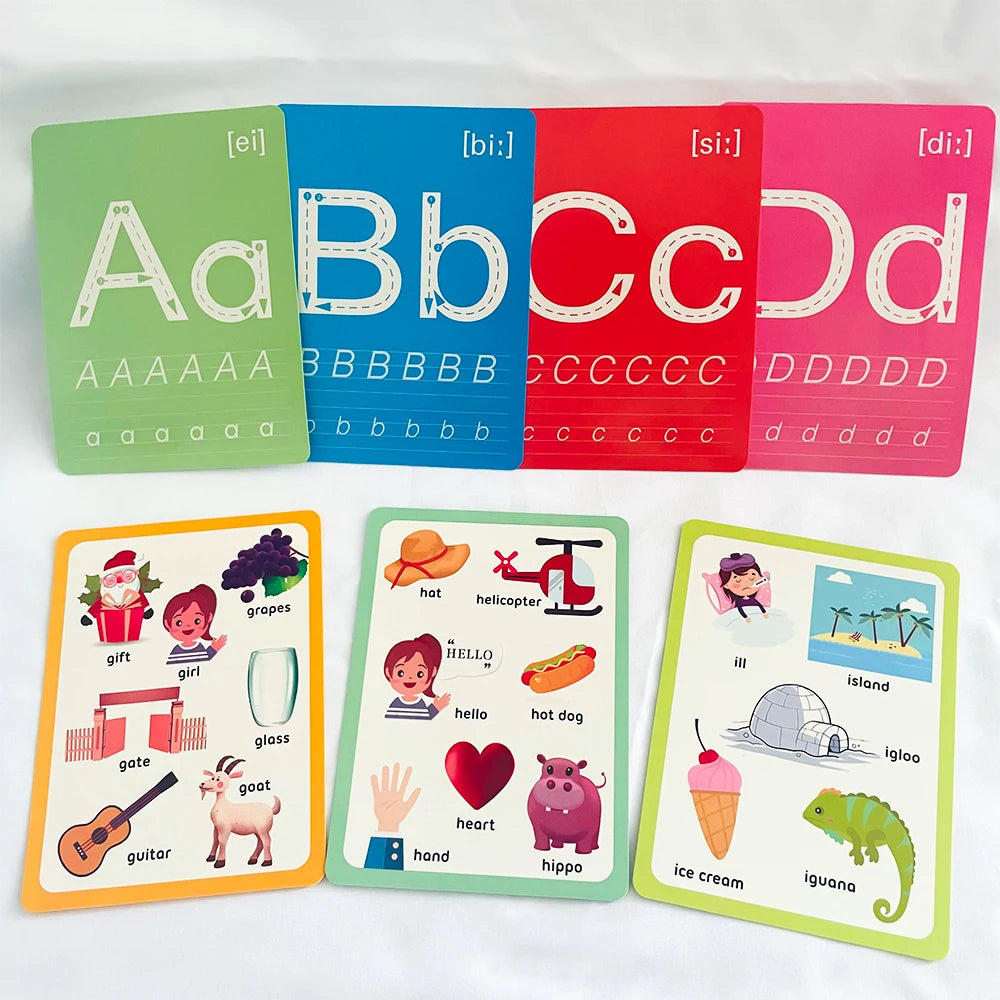 36 Cards Children Reading and Writing Number Cognition Flashcard Maths Learning Cards Baby Montessori Kids Early Educational Toy