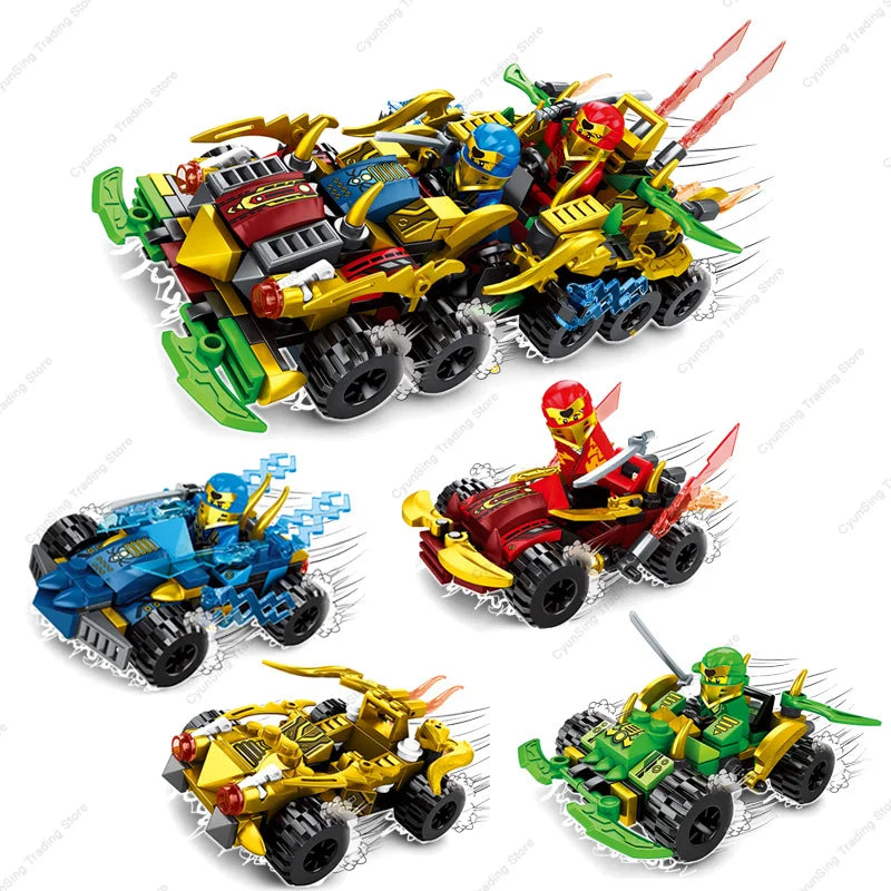 Gift Ninja New Legacy Kai Jay Zane Lloyd Mech Super Armor Robot Figures Building Blocks Kit Bricks Classic Movie Model Kids Toys