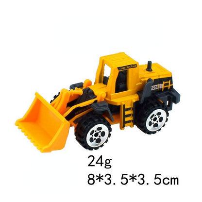 1Pc Children Car Toys Alloy Fire Truck Police Car Excavator Diecast Construction Engineering Vehicle Toys For Boys Gift