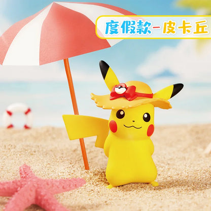 Pokemon Anime Action Figures Pikachu Toys Model Charmander Psyduck Squirtle Jigglypuff Bulbasaur Kawaii Collect Dolls Kids Gift