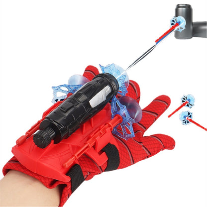 Christmas Present  Movie Cosplay Launcher Spider Silk Glove Web Shooters Recoverable Wristband Halloween Prop Toys for Children