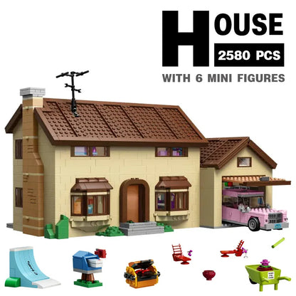 The Simpsons Supermarket And House Model Building Blocks Bricks 16004 16005 71016 71006 Toys Birthday Christmas Gift