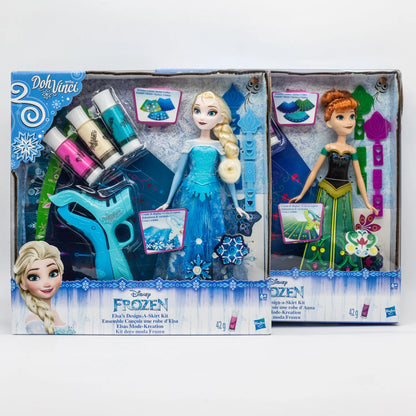 Hasbro Play-Doh Disney Princess Frozen Elsa Anna Colored Clay Dolls Toy Girls Birthday Gifts DIY Figures Anime Collection