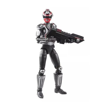 Hasbro Anime Power Rangers Squad Red Ranger Black Ranger Christmas Gifts Active Joint Genuine Action Figure Model Toys