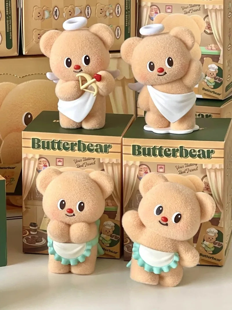 Butter Bear Business Day Series Blind Box Anime Figure Cartoon Cute Toy Mystery Box Collection Doll Ornament Girl Surprise Gifts