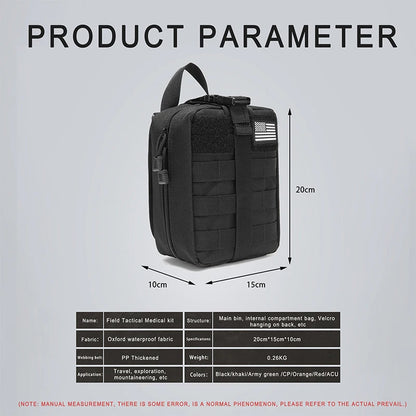 Tactical Medical Pouch First Aid Kit Outdoor Hunting Survival Emergency Tourniquet EDC Moll Bag Survival Gear