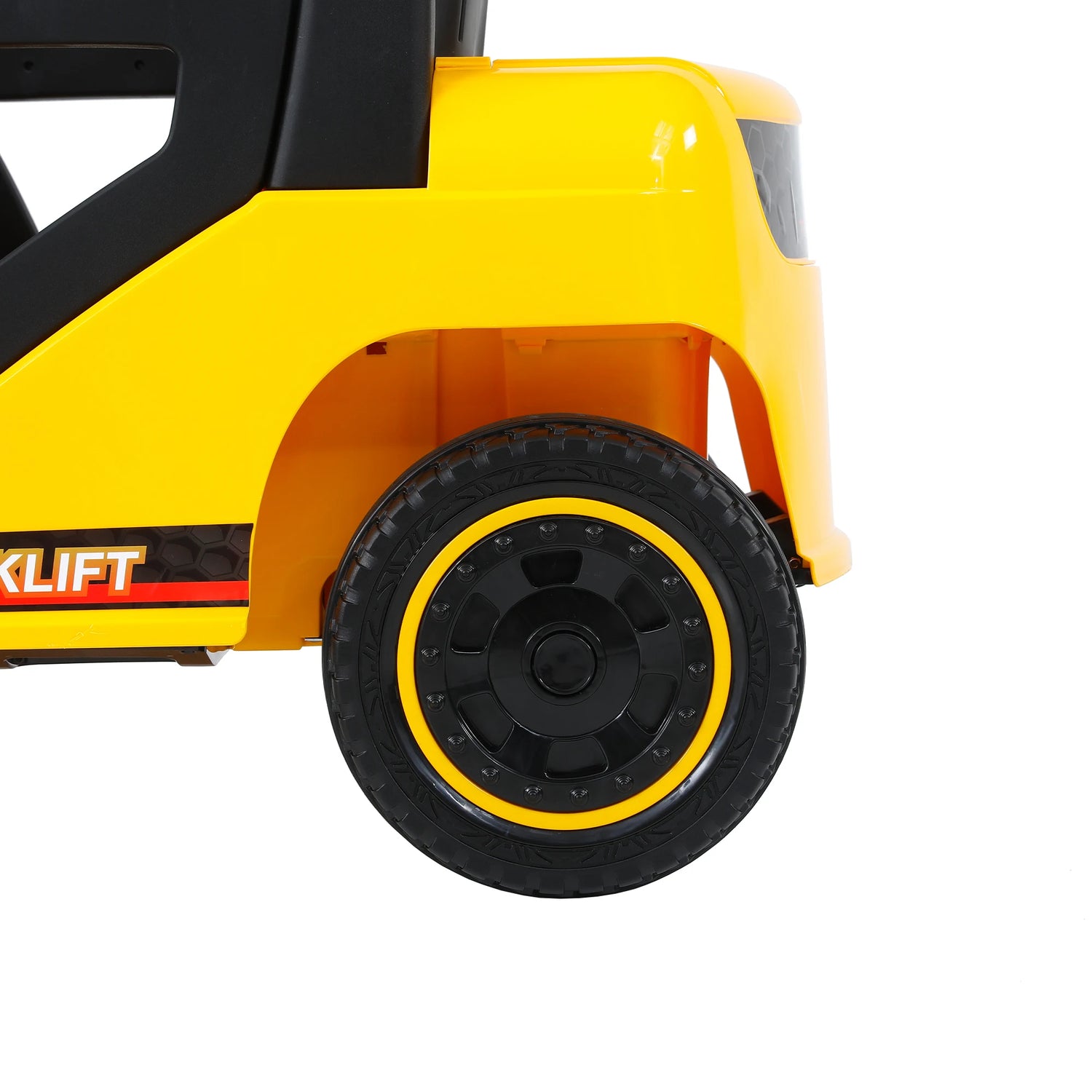 Electric frame lifting rod Electricforklift,Children Ride- on Car 12V7A Battery Powered Vehicle Toy ,3 speeds,Parent yellow