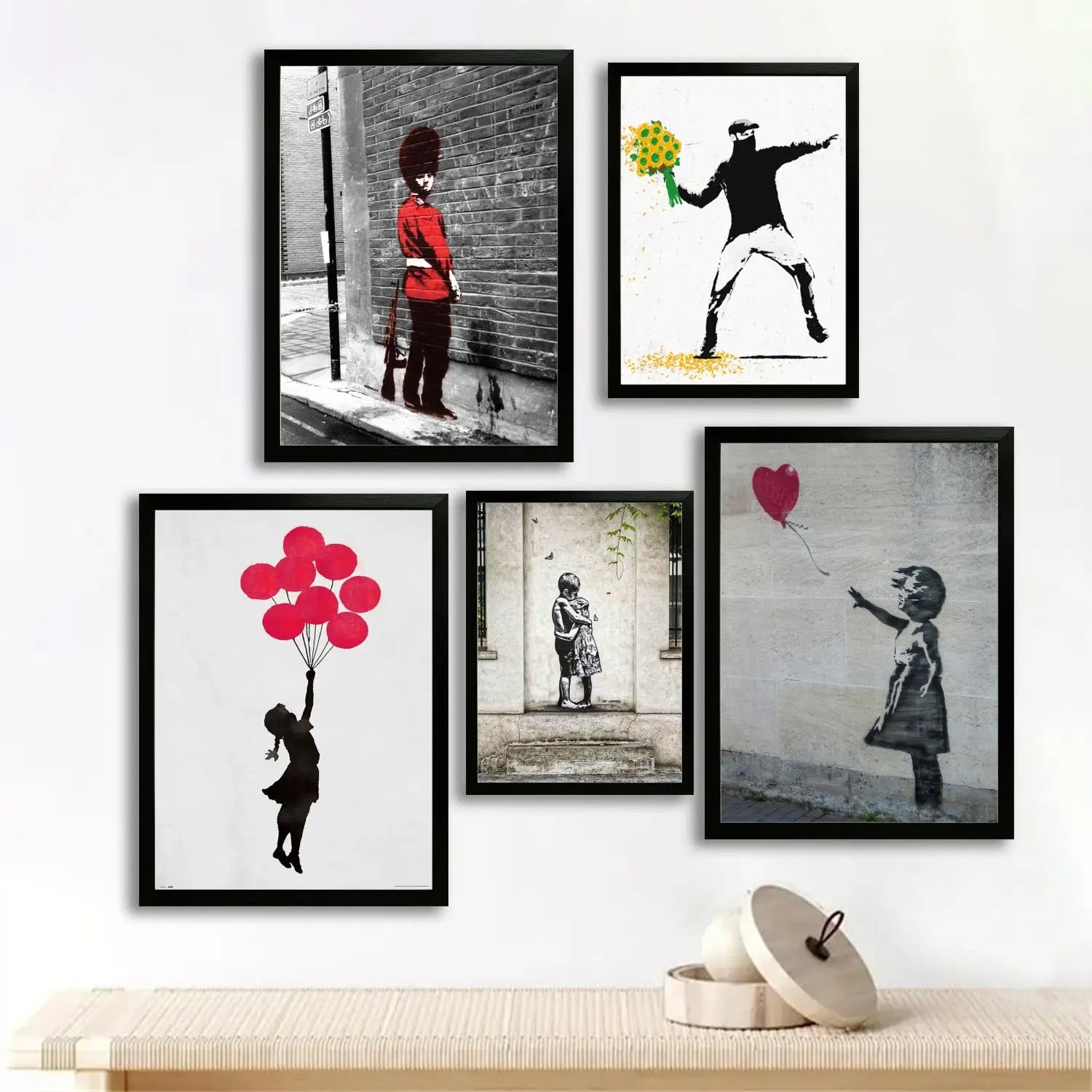 banksy Canvas Art Poster and Wall Art, Picture Print, Modern Family, Bedroom Decor, Posters,Decorative painting