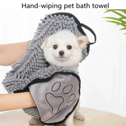 Super Absorbent Pet Bath Towel-Quick-Dry for Dogs &amp; Cats