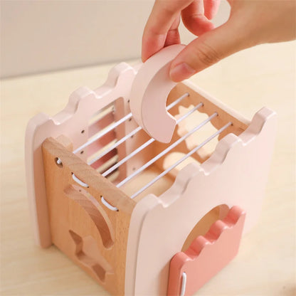 Baby Wooden Musical Instruments Montessori Toys Kids Bear Percussion Xylophone Rain Sound Pipe Music Shaker Early Education Toys