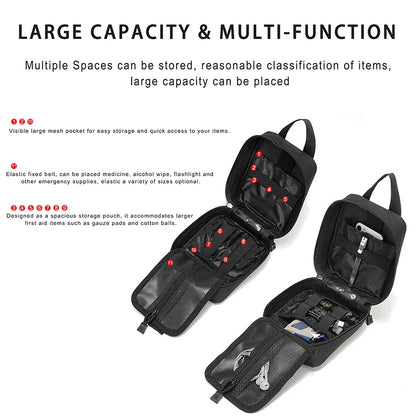 Tactical Medical Pouch First Aid Kit Outdoor Hunting Survival Emergency Tourniquet EDC Moll Bag Survival Gear
