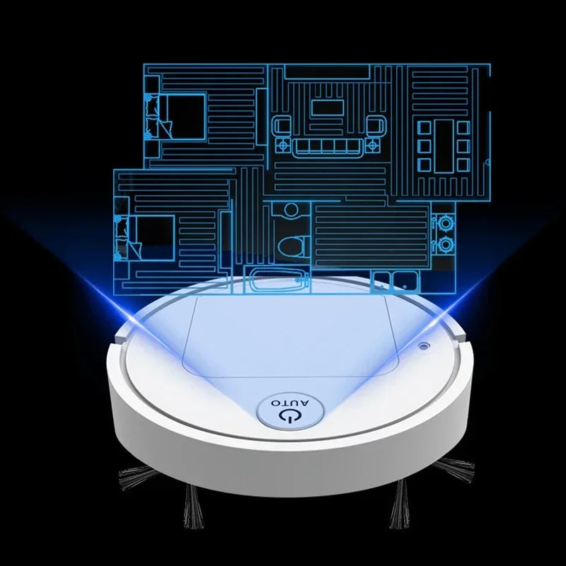 2025 4-in-1 Smart Home Appliance: Air Purifier, Mist Humidifier, Vacuum Cleaner &amp; Robotic Sweeper, Enhance Home Air Quality, Eff