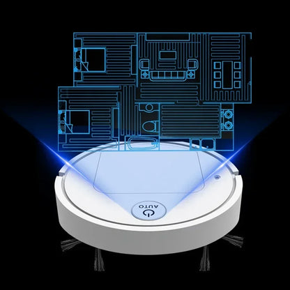 2025 4-in-1 Smart Home Appliance: Air Purifier, Mist Humidifier, Vacuum Cleaner &amp; Robotic Sweeper, Enhance Home Air Quality, Eff