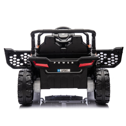 24v Kids Ride On Utv,Electric Toy For Kids W/Parents Remote Control,Four Wheel Suspension,Low Start,Adjustable Speed Car Toys