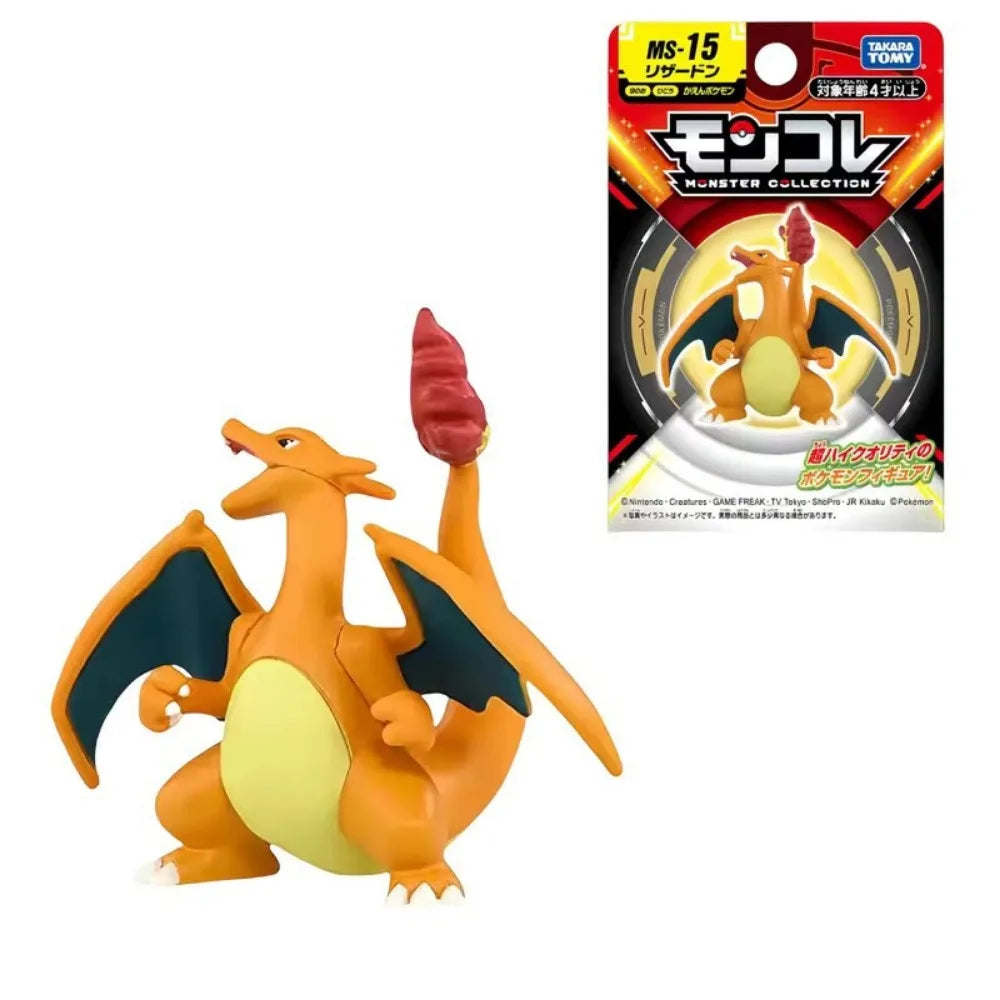 Genuine TAKARA TOMY Pokemon MS Series Mew Charizard Blastoise Venusaur Gengar Lucario Greninja Dragapult Gardevoir Cute Doll Toy