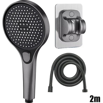 Showerhead 3 modes shower for bathroom items large panel accessories knobs showers replete portable heads parts fixture home