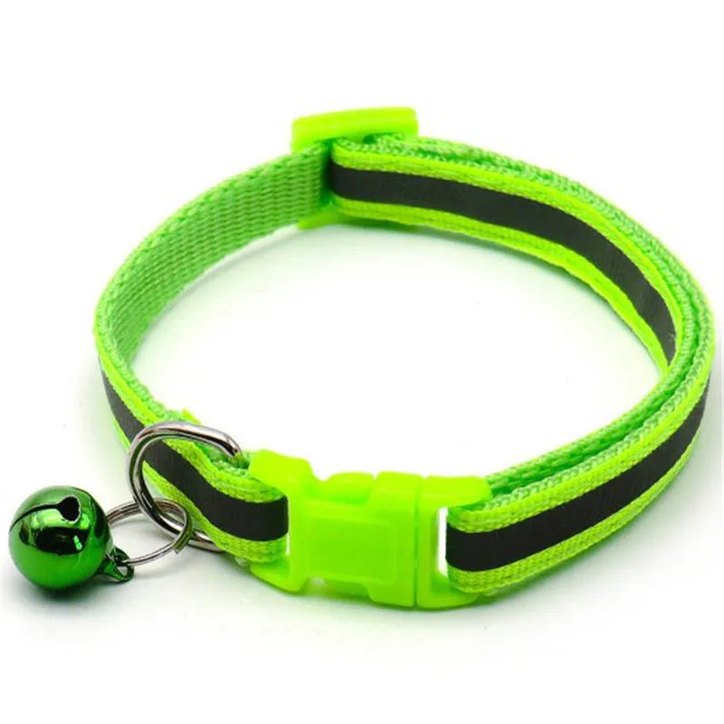 Reflective Dog/Cat Collar with Bell