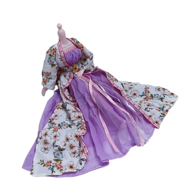 1/3 BJD Dolls Hanfu Clothes Chinese Traditional Costume for 60cm Princess Doll Long Skirt Fairy Dress Accessories Toys Gift Toys