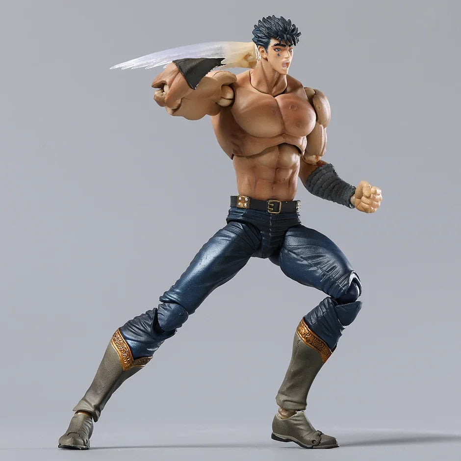 Fist of The North Star Kenshiro Musou Tensei Ver. Super Action Statue Figure Collectible Model Toy Desktop Doll