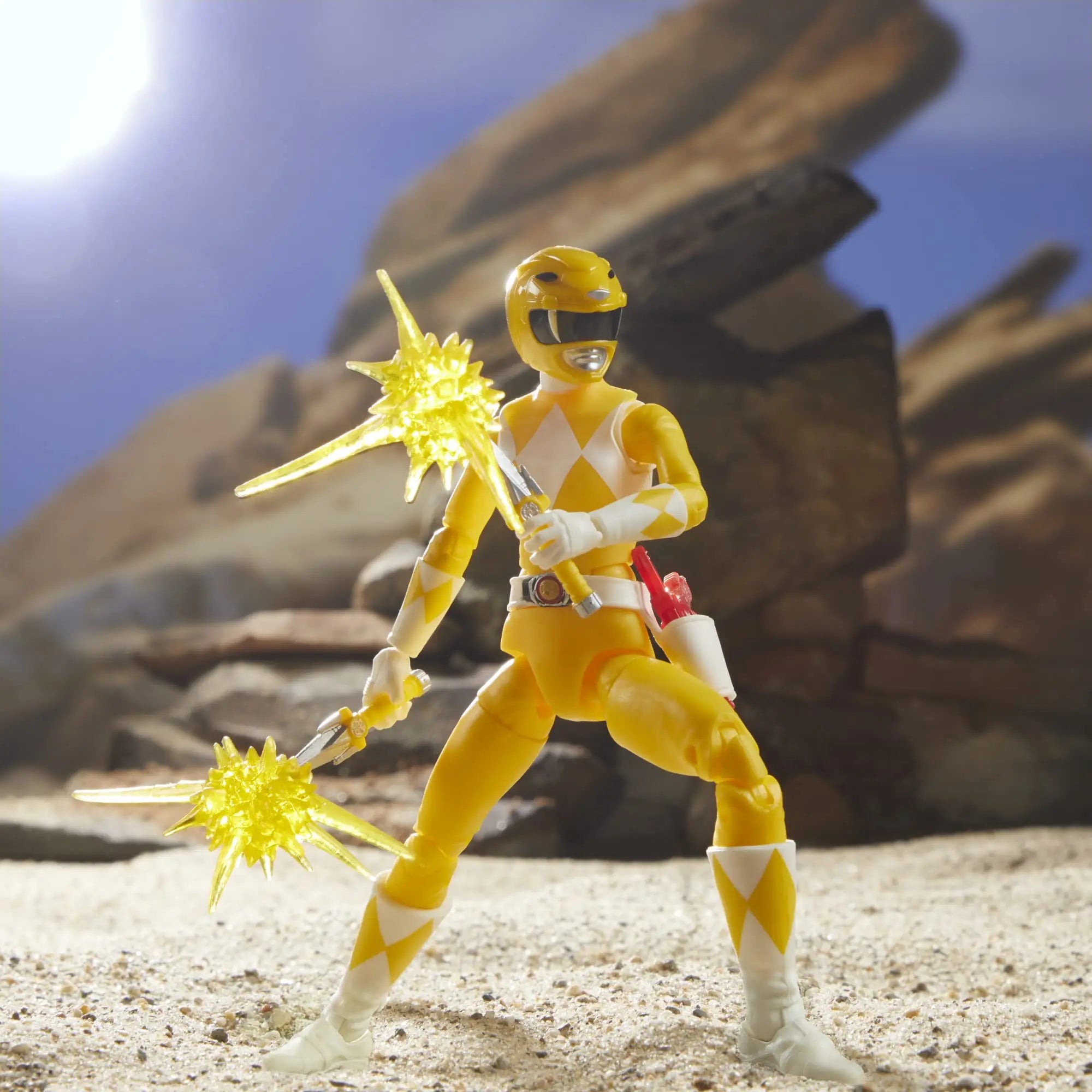 Hasbro Power Rangers Lightning Collection 6-Inch Mighty Morphin Yellow Ranger Collectible Action Figure Toy Original Genuine New