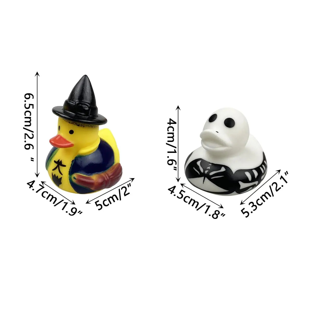 2/6/12 PC Halloween Rubber Ducks Halloween Ducks for Jeeps Halloween Rubber Duck Toys