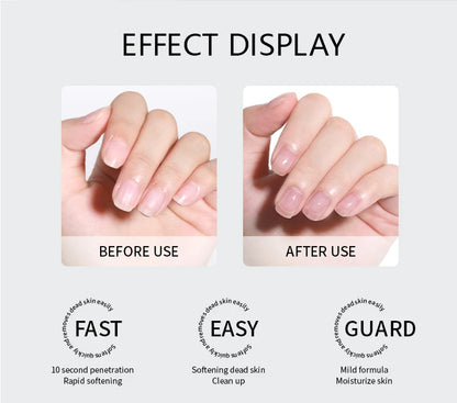 AS Cuticle Remover Liquid Cuticle Softener Professional Nail Care with Lanolin for Brittle Hang Nails Hydrating Moisturizing