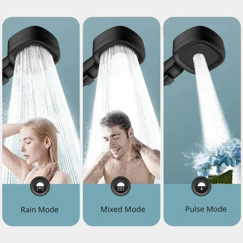 Xiaomi High Pressure Shower Head 3 Modes Adjustable Filter Shower Head Set Smart Bathroom Items Shower Head Accessories Sprayer