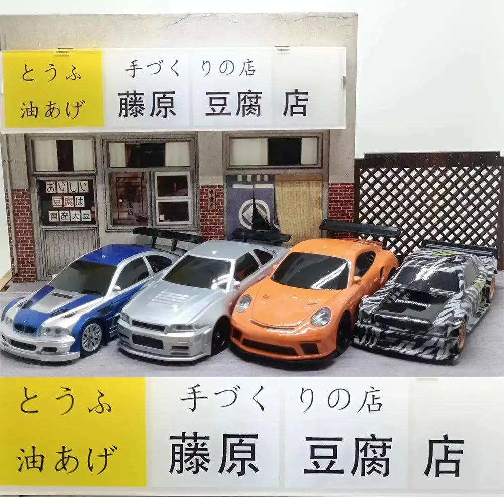 1/43 2.4G Mini RC Drift Car 4WD Remote Control Car High Speed Four Wheel Drive Radio Controlled Racing Car Model Boy Toy Gift