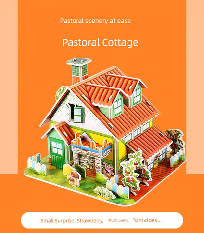 DIY Fun House Creative House 3D Puzzle Model