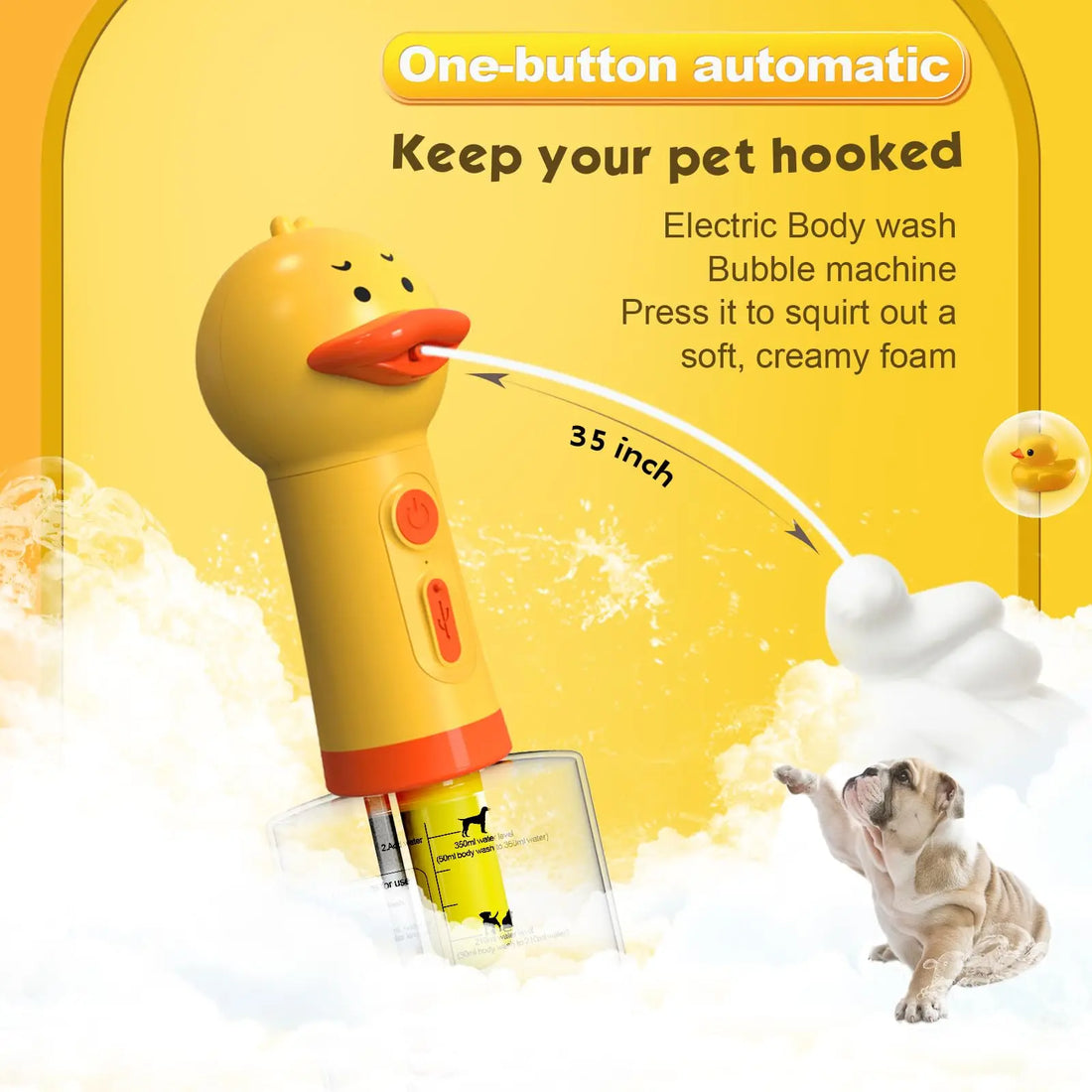 Yellow Duck Electric Foam Machine