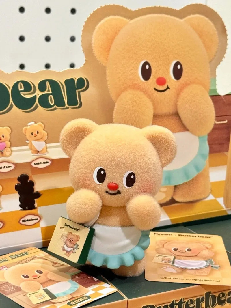 Butter Bear Business Day Series Blind Box Anime Figure Cartoon Cute Toy Mystery Box Collection Doll Ornament Girl Surprise Gifts