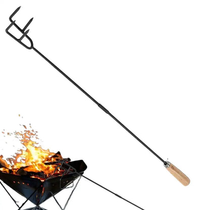 Outdoor Fire Poker Portable Fireplace Poker Tool Fire Pit Poker For Outdoor Camping 33 Inch Fireplace Poker Tools Fire Poker