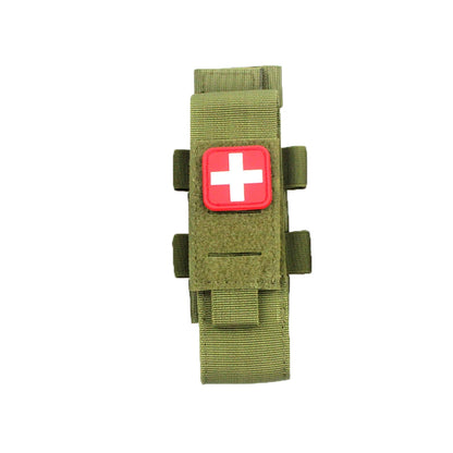 Outdoor Survival Gear MOLLE Tourniquet Holder Bag for Hiking Camping First Aid Kit Rescue Medical Equipment
