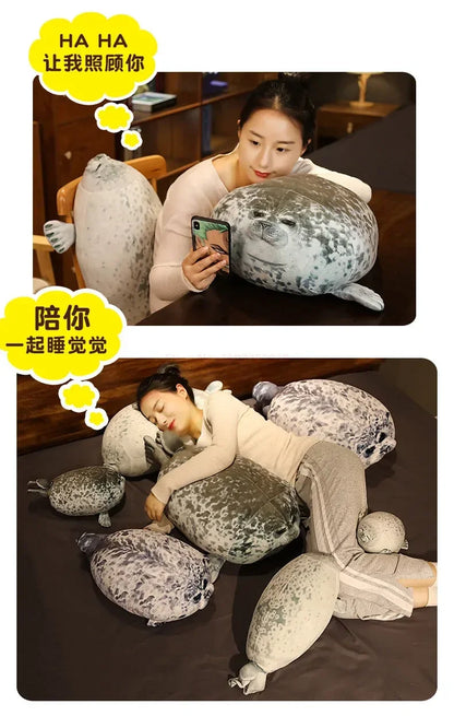 Fat Plush Foca Gorda Seal Toy Stuffed Animal Foca Guatona Peluche Soft Doll Sleeping Pillow Cute Sea Lion Doll Christmas Gift