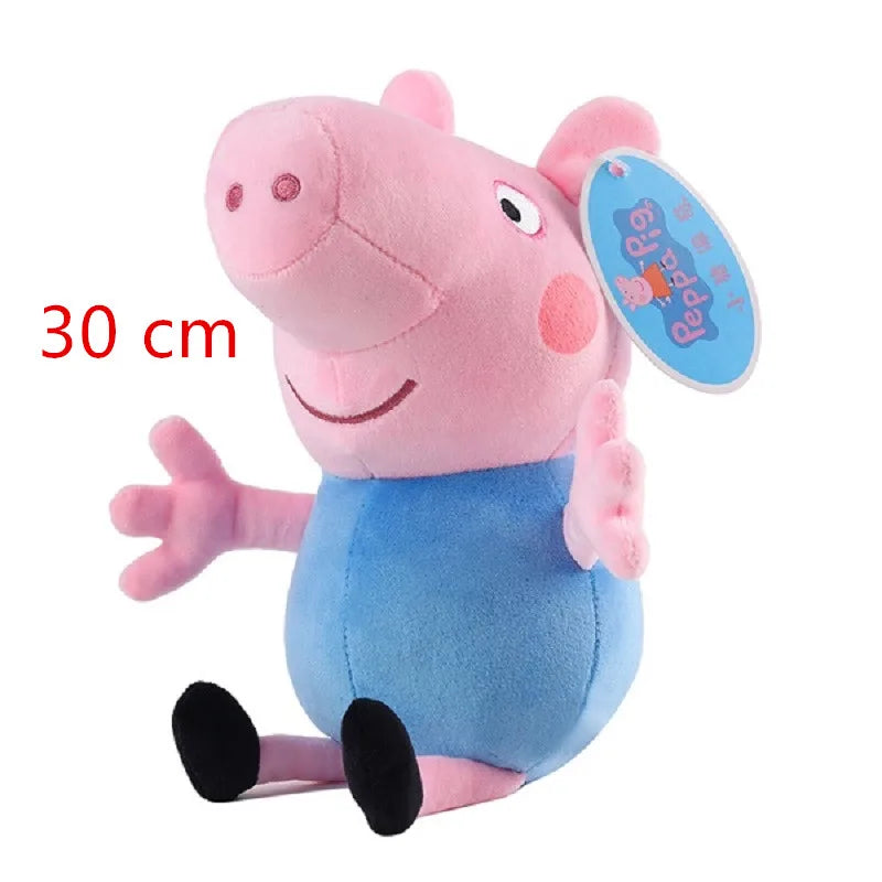 30cm Peppa Pig George Dad Mom Children&