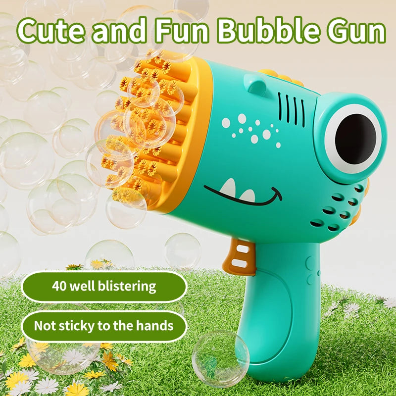 Dinosaur Bubble Machine 40 Hole Outdoor Wedding Children&