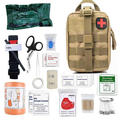 Tactical First Aid Kit EDC Survival Emergency Kits Bag Gear Outdoor Hunting IFAK EMT Medical Pouch Tourniquet Bandage