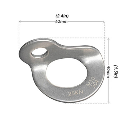 Rock Climbing Anchors Hanger Bolts Smooth Practical Survival Gear Camping Accessories Emergency Supplies for Hiking M10