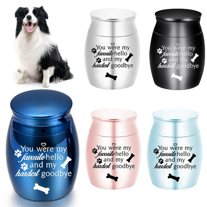 Pet Memorial Small Urn for Dog Ashes