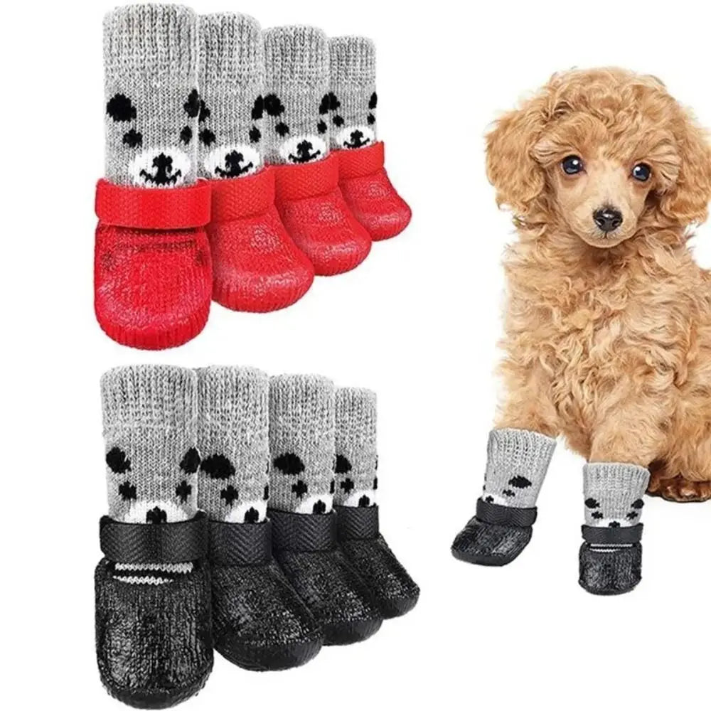 Waterproof Pet Dog Shoes 2 Pairs